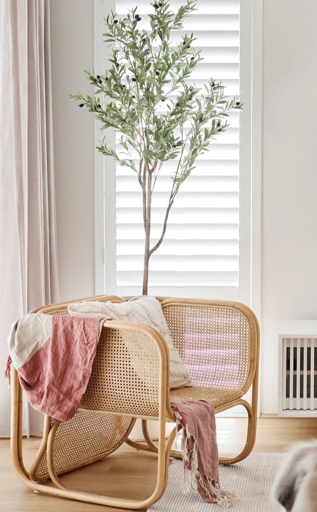 Indoor Shutters and Sheer Curtains