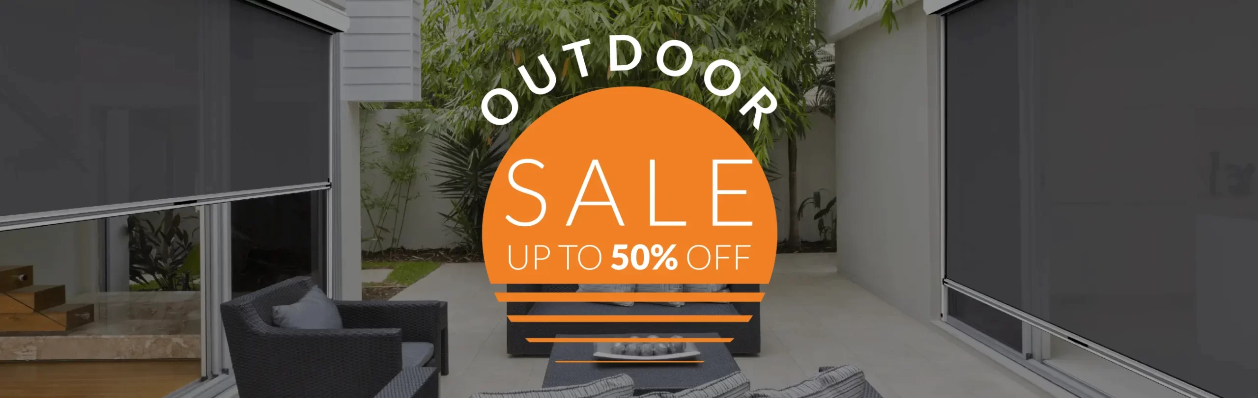 Outdoor sale up to 50% off