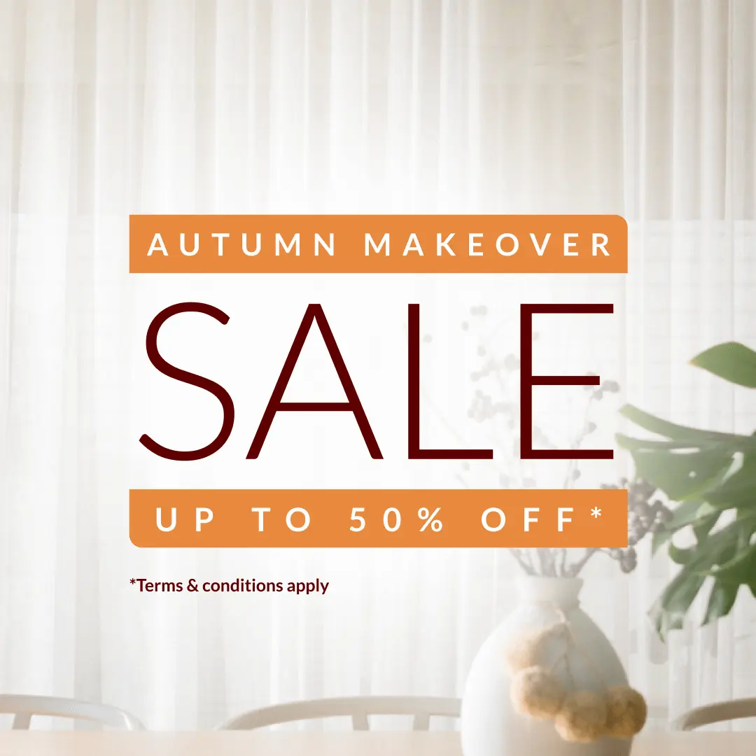 Autumn Makeover sale up to 50% off