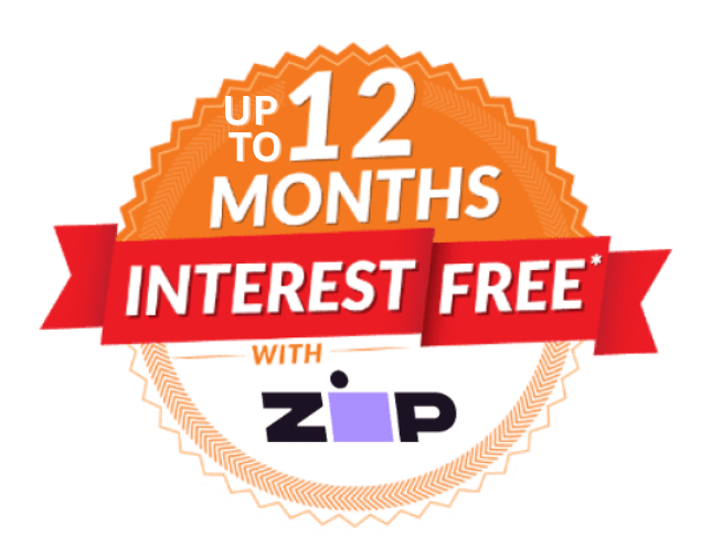 Up to 12 months interest free terms available*